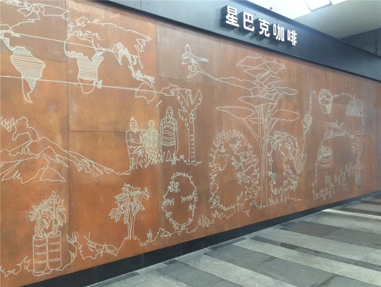 柳江耐候钢幕墙